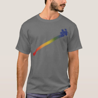 T-shirt Ski alpin passionné les années 70 Design Rétro