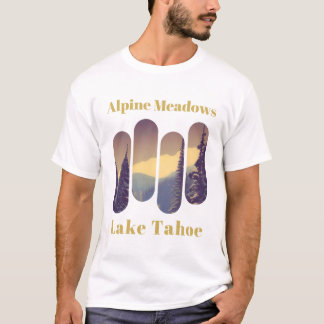 T-shirt Ski Alpine Meadows - Lac de Tahoe