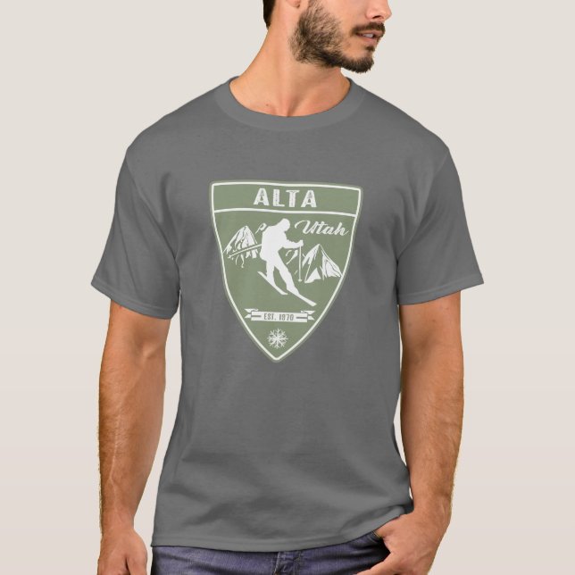 T-shirt Ski Alta Utah (Devant)