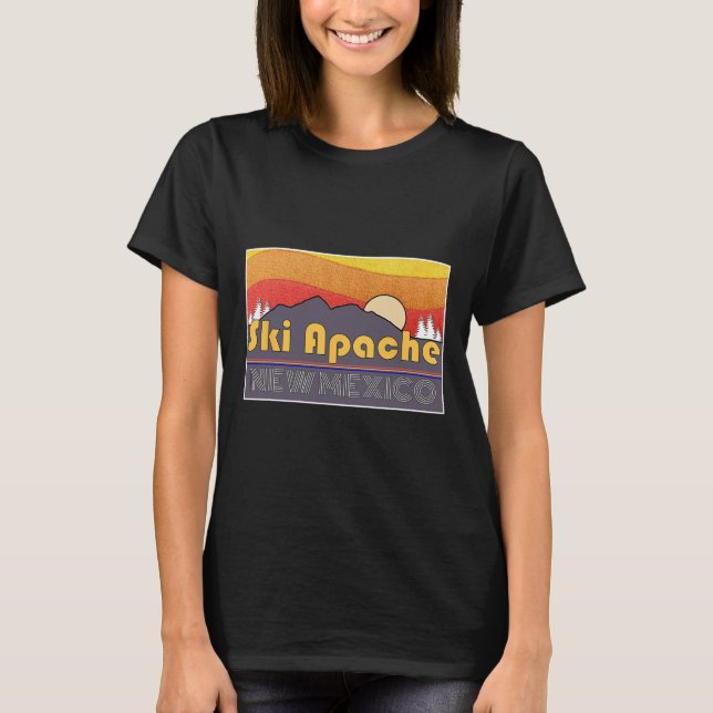 T-shirt Ski Apache Nouveau-Mexique  (Devant)