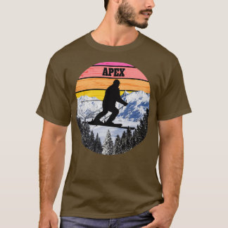 T-shirt Ski Apex de neige Champs de ski Canada