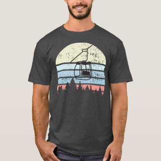 T-shirt Ski Ascenseur Retro 1