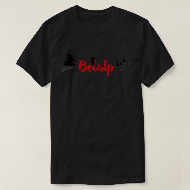 T-shirt Ski Belalp Long (Design devant)