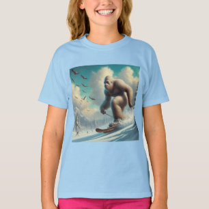 T-shirt Ski Bigfoot