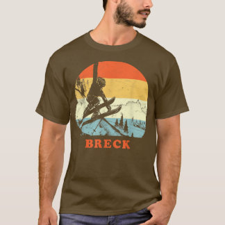 T-shirt Ski Breckenridge, Colorado Vintage Retro Snow Ski 