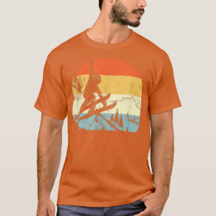 T-shirt Ski Cortina d'Ampezzo, Italie Ski Vintage de neige