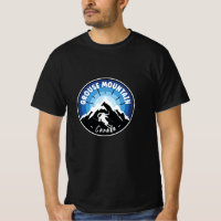 Ski Dans Grouse Mountain Canada Bleu