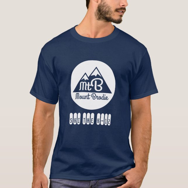 T-shirt Ski de Brodie le K-12 (Devant)
