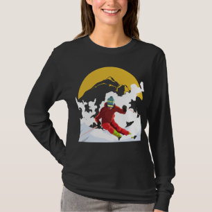 T-shirt Ski de descente