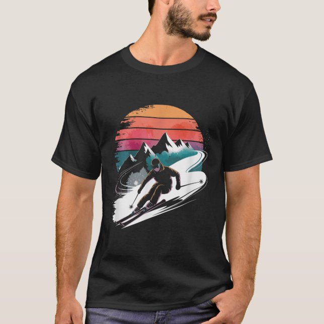 T-shirt Ski de fond (Devant)