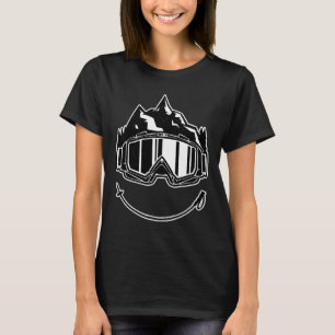 T-shirt Ski de fond de ski de fond rétrographique Sports d