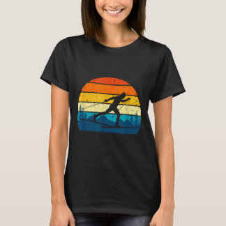 T-shirt Ski de fond rétro vintage - sports d'hiver