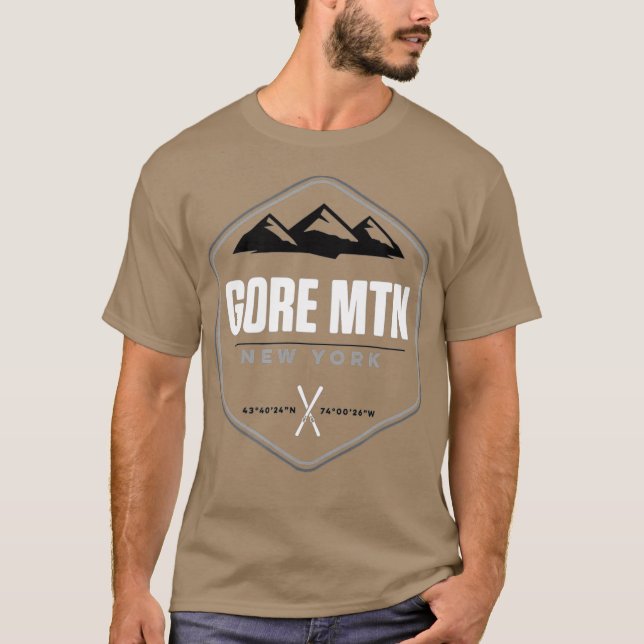 T-shirt Ski de Gore Mountain NY (Devant)