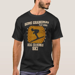 T-shirt Ski de grand-mère Real Grand-mas Ski