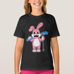T-shirt Ski de lapin Pôles de ski