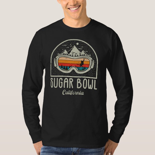 T-shirt Ski de montagne Retro Sugar Bowl (Devant)