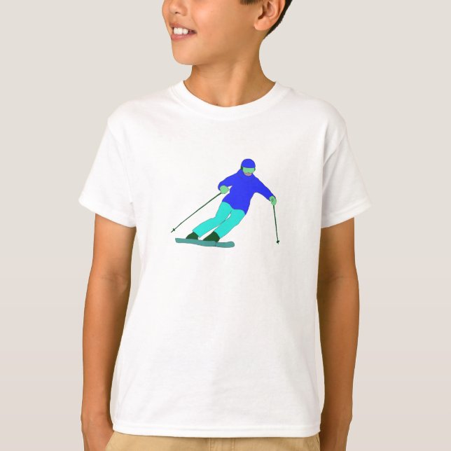 T-shirt Ski de neige (Devant)