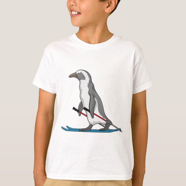 T-shirt Ski de Penguin (Devant)