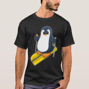 T-shirt Ski de Penguin Ski Sports d'hiver