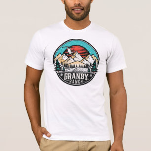 T-shirt Ski de Ranch Retro Granby