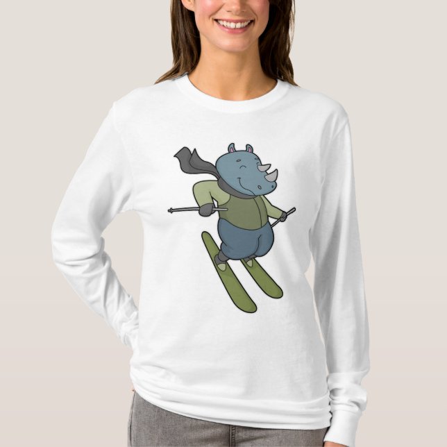 T-shirt Ski de Rhino (Devant)