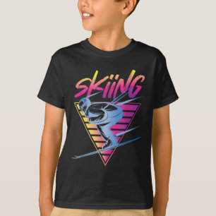 T-shirt Ski de ski Vintage des années 80