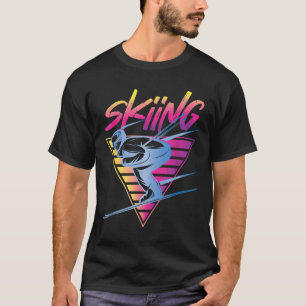 T-shirt Ski de ski Vintage des années 80
