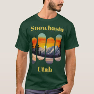 T-shirt Ski du bassin de neige Utah 2