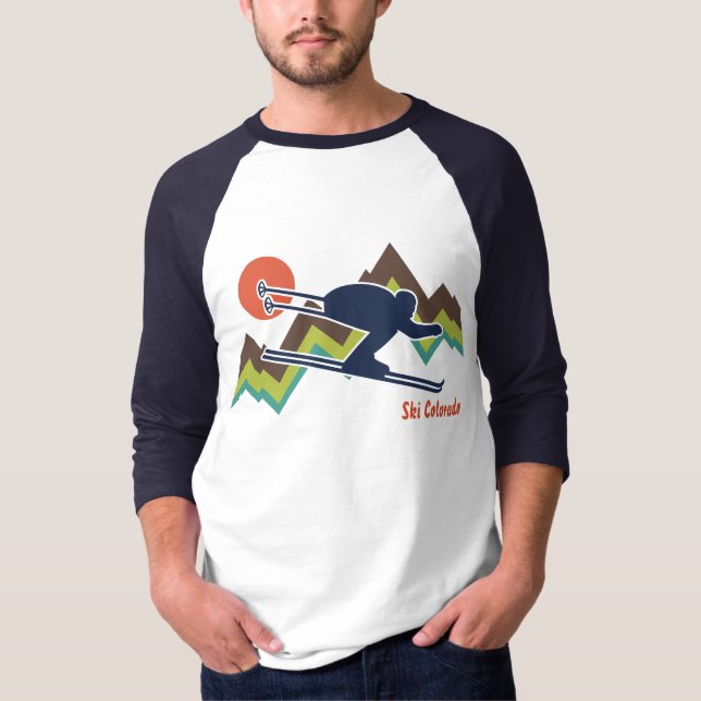 T-shirt Ski du Colorado (Devant)