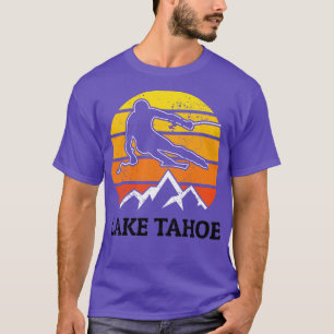 T-shirt Ski du lac Tahoe Retro