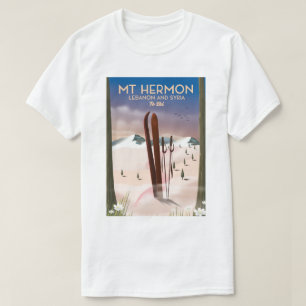 T-shirt Ski du Liban et de la Syrie Mt Hermon