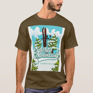 T-shirt Ski du nouveau Hampshire