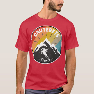 T-shirt Ski En France Cauterets