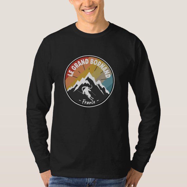 T-shirt Ski En France Le Grand Bornand (Devant)