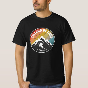 T-shirt Ski En France Villard de Lans