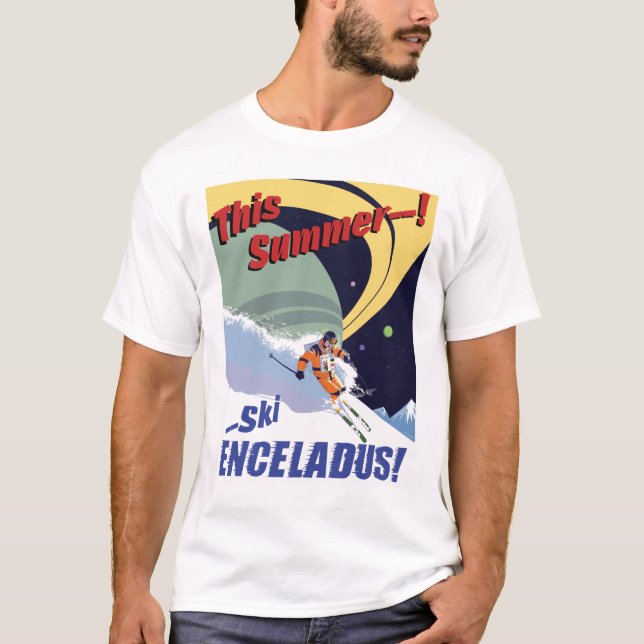 T-shirt Ski Enceladus ! (Devant)