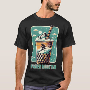 T-shirt Ski et Apres Ski Powder Mountain Utah Winter S