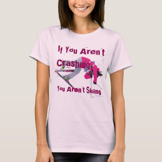 T-shirt Ski féminin (Devant)