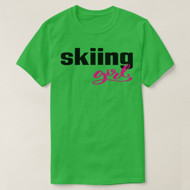 T-shirt Ski Girl 4 (Design devant)