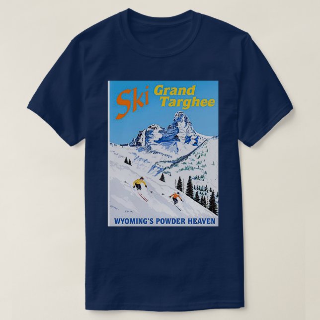 T-shirt Ski grand targhee (Design devant)