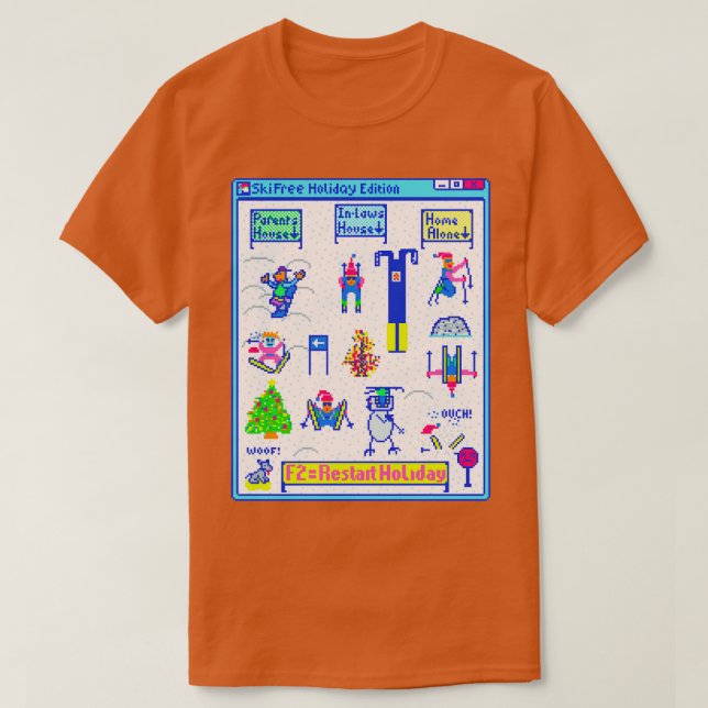 T-shirt Ski gratuit (Design devant)