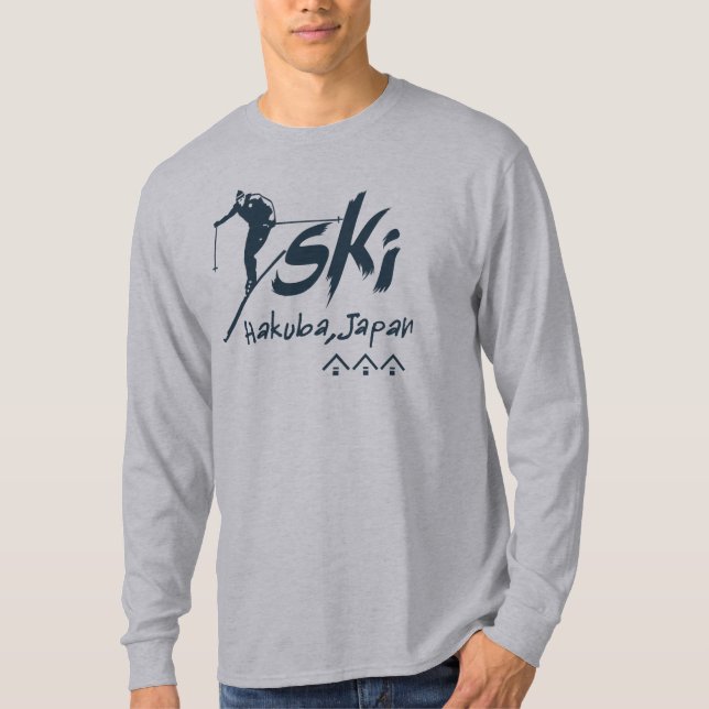T-shirt Ski Hakuba Japon (Devant)