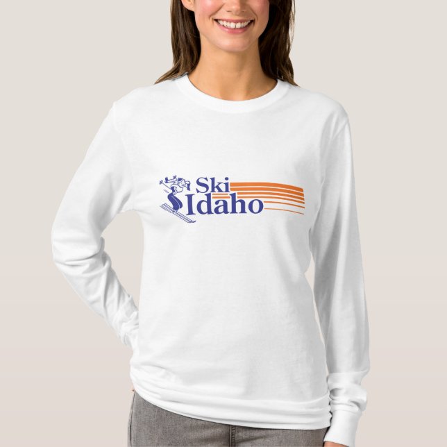 T-shirt Ski Idaho (femelle) (Devant)