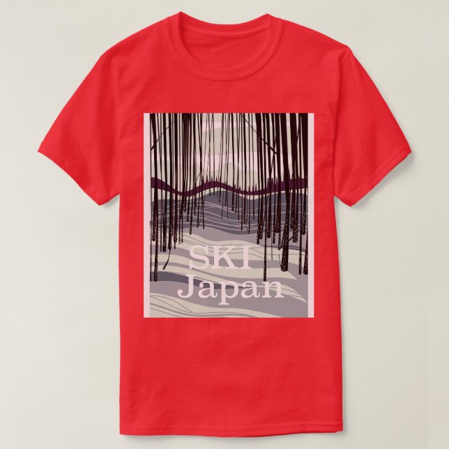 T-shirt Ski Japon (Design devant)