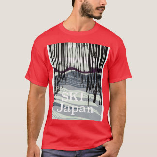 T-shirt Ski Japon