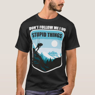 T-shirt Ski Je Fais Des Choses Stupides