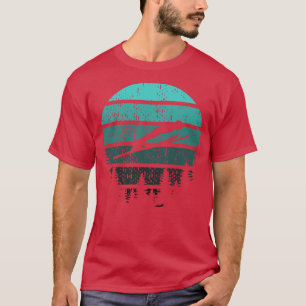 T-shirt Ski Jumper Ski Jumping Retro