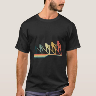 T-shirt Ski Jumping Funny Cadeau Vintage Retro