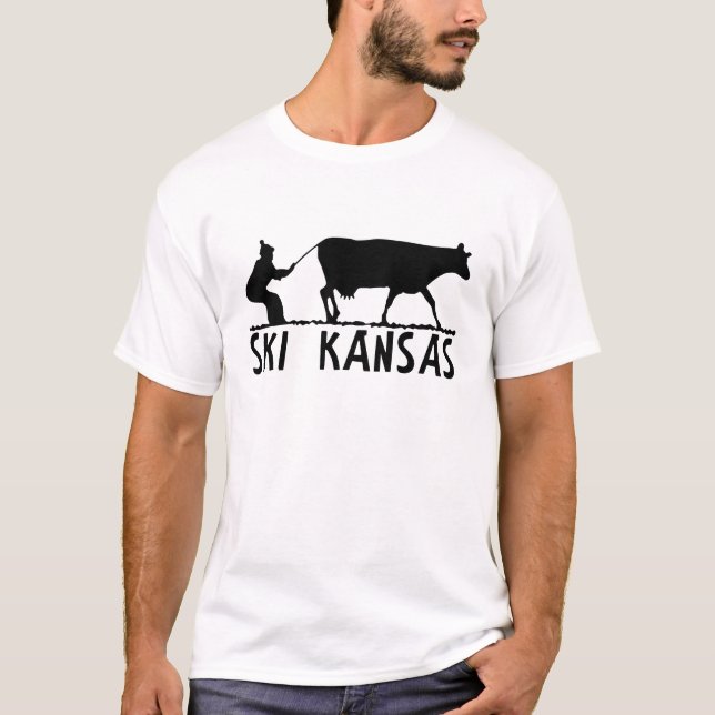 T-shirt Ski Kansas (Devant)