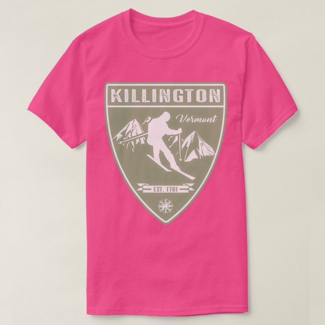 T-shirt Ski Killington Vermont (Design devant)